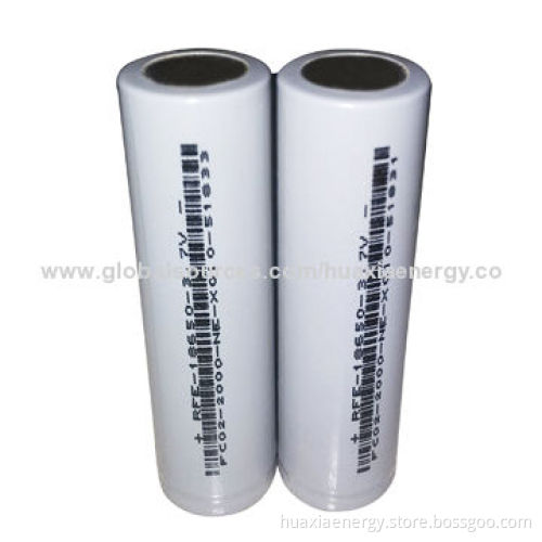 2,000mAh 18650 Lithium-ion Batteries with CE and RoHS Marks